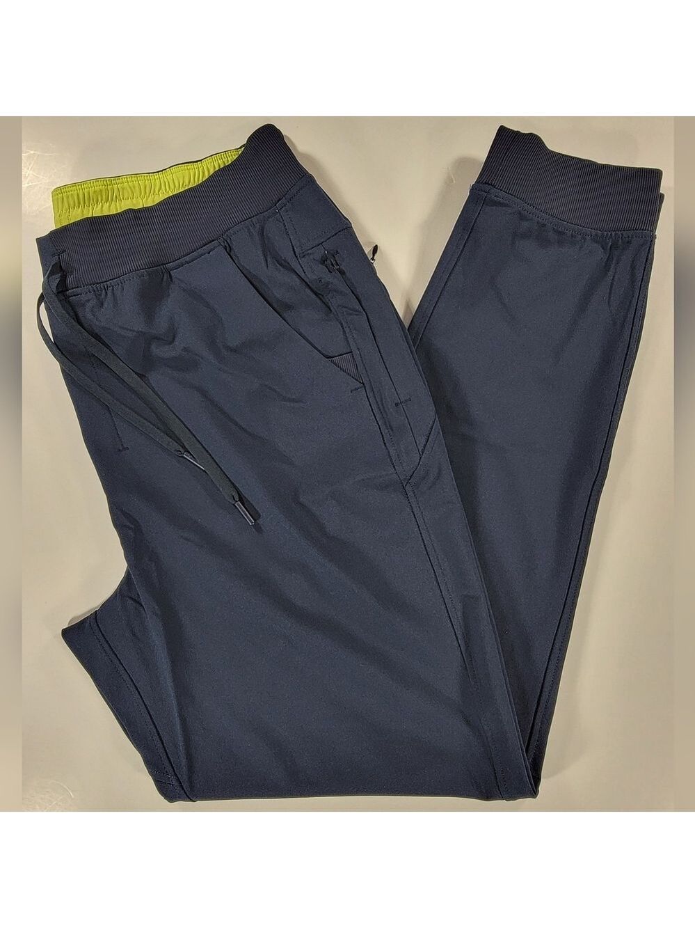 NEW Birddogs Joggers UNLINED Blue Stretch Athletic Casual Mens XL Performance